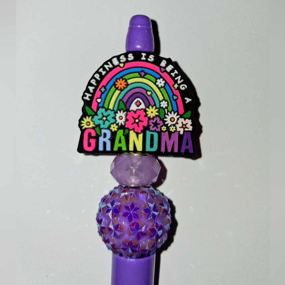 💜 HAPPINESS IS BEING A GRANDMA - CHARM PEN